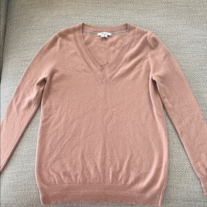 Boden Women’s cashmere V-Neck Sweater - Pink Medium M
